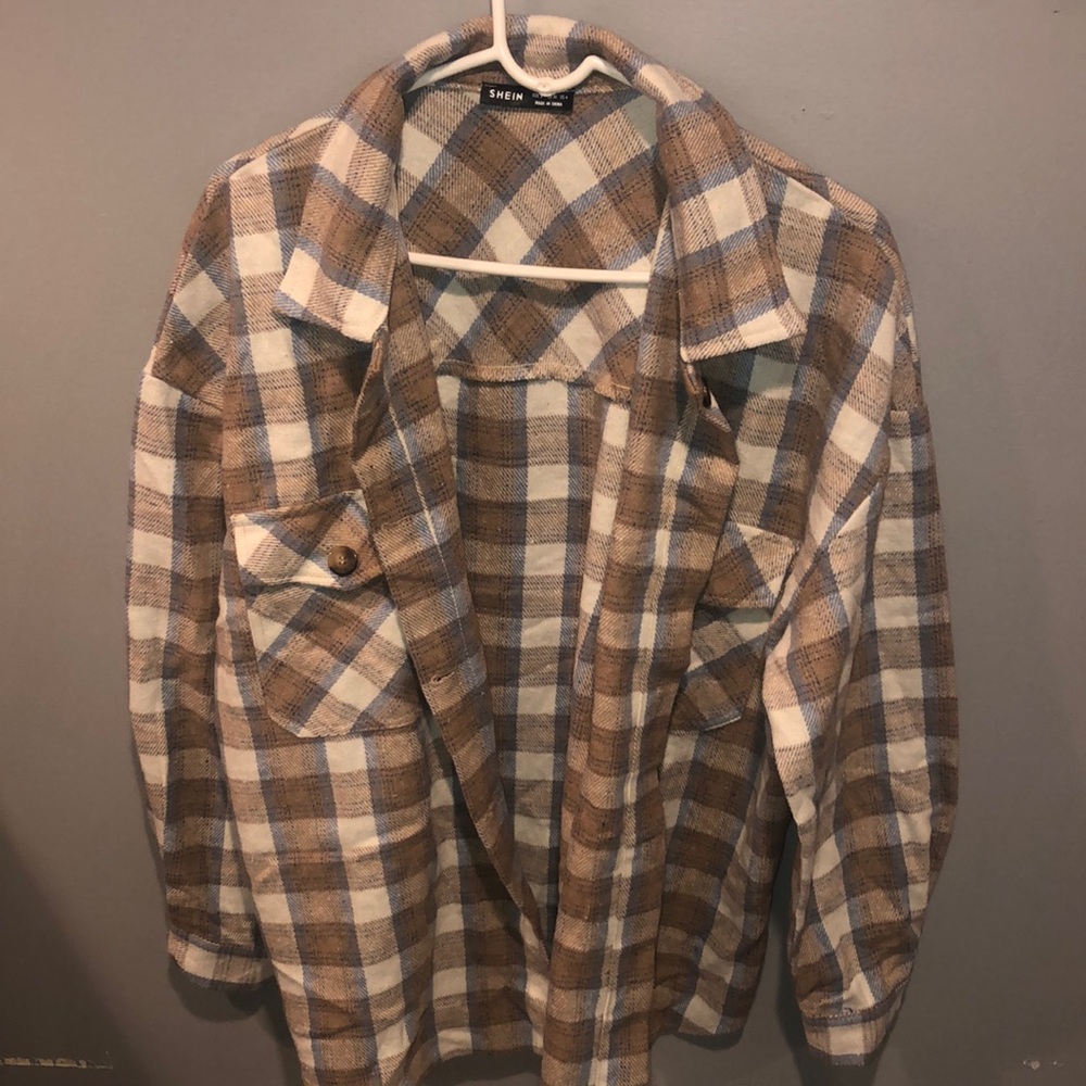 cutest flannel shacket!